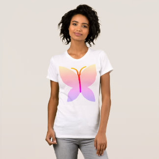 Afbeelding van Pastel Gradient Butterfly T-shirt