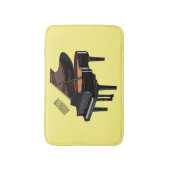 Afbeelding van Piano-cartoon Badmat (Voorkant Verticaal)