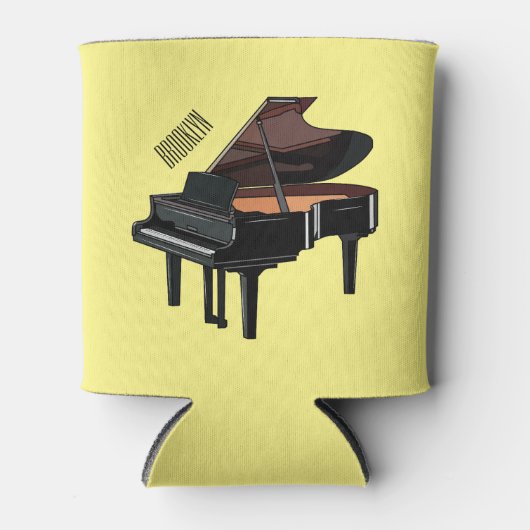 Afbeelding van Piano-cartoon Blikjeskoeler (Voorkant)