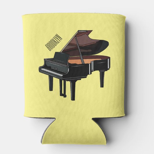 Afbeelding van Piano-cartoon Blikjeskoeler (Achterkant)