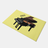 Afbeelding van Piano-cartoon Deurmat (Schuin)