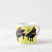 Afbeelding van Piano-cartoon Espresso Kop (Voorkant rechts)
