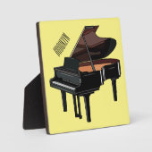 Afbeelding van Piano-cartoon Fotoplaat (Voorkant)
