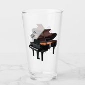 Afbeelding van Piano-cartoon Glas (Voorkant)