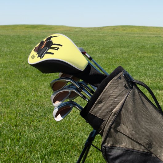 Afbeelding van Piano-cartoon Golfheadcover (Insitu)