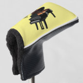 Afbeelding van Piano-cartoon Golfheadcover (3/4 voorkant)