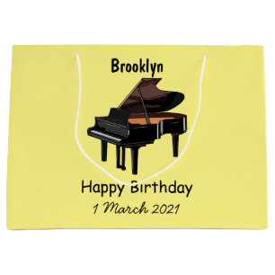 Afbeelding van Piano-cartoon Groot Cadeauzakje