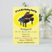 Afbeelding van Piano-cartoon Kaart (Staand voorkant)