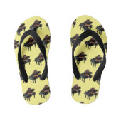 Afbeelding van Piano-cartoon Kinder Teenslippers (Voetbed)