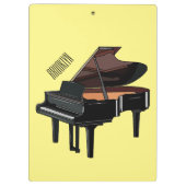 Afbeelding van Piano-cartoon Klembord (Achterkant)