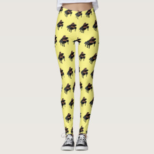Afbeelding van Piano-cartoon Leggings