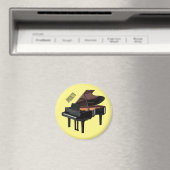 Afbeelding van Piano-cartoon Magneet (Insitu (Vaatwasser))