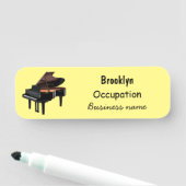 Afbeelding van Piano-cartoon Naamplaatje (In situ)
