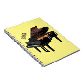 Afbeelding van Piano-cartoon Notitieboek (Rechterzijde)