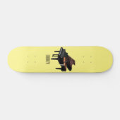 Afbeelding van Piano-cartoon Persoonlijk Skateboard (Horizontaal)
