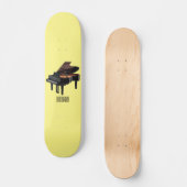 Afbeelding van Piano-cartoon Persoonlijk Skateboard (Voorkant)