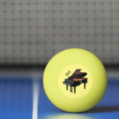 Afbeelding van Piano-cartoon Pingpongbal (Net)