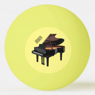 Afbeelding van Piano-cartoon Pingpongbal