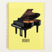 Afbeelding van Piano-cartoon Planner (Voorkant)
