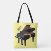 Afbeelding van Piano-cartoon Tote Bag (Achterkant)