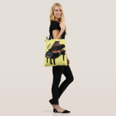 Afbeelding van Piano-cartoon Tote Bag (Op model)