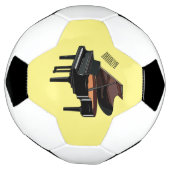 Afbeelding van Piano-cartoon Voetbal (Gedraaid)