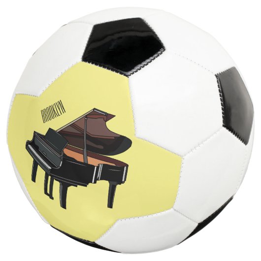 Afbeelding van Piano-cartoon Voetbal (Drie kwart)