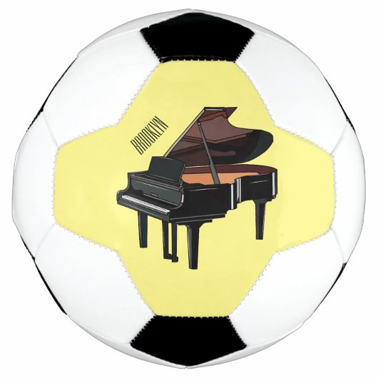 Afbeelding van Piano-cartoon Voetbal (Voorkant)