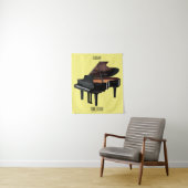 Afbeelding van Piano-cartoon Wandkleed (In situ)