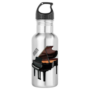 Afbeelding van Piano-cartoon Waterfles