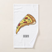 Afbeelding van Pizza cartoon Bad Handdoek (Handdoek)