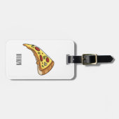 Afbeelding van Pizza cartoon Bagagelabel (Voorkant horizontaal)