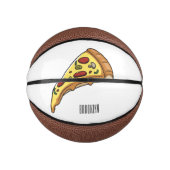 Afbeelding van Pizza cartoon Basketbal (Voorkant)