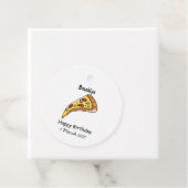Afbeelding van Pizza cartoon Bedankjes Labels (In situ)