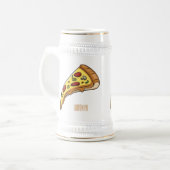 Afbeelding van Pizza cartoon Bierpul (Voorkant links)