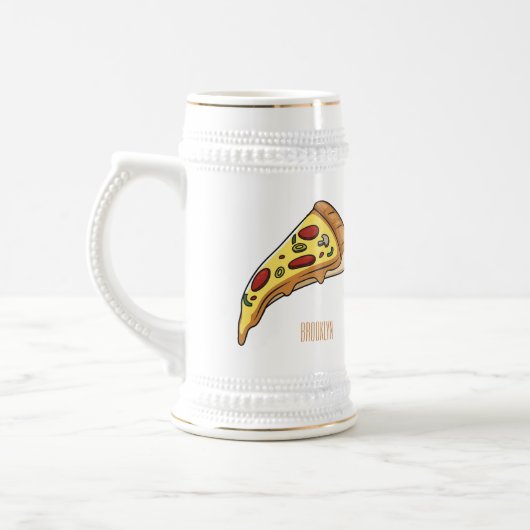 Afbeelding van Pizza cartoon Bierpul (Links)