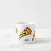 Afbeelding van Pizza cartoon Espresso Kop (Voorkant)
