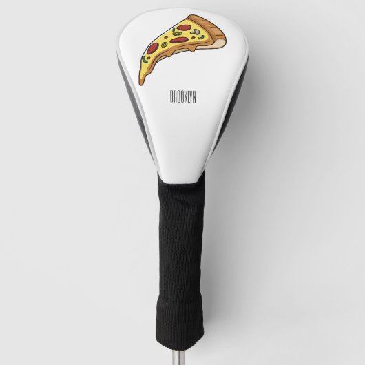 Afbeelding van Pizza cartoon Golfheadcover (Voorkant)