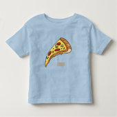 Afbeelding van Pizza cartoon Kinder Shirts (Voorkant)