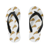 Afbeelding van Pizza cartoon Kinder Teenslippers (Voetbed)