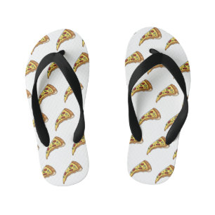 Afbeelding van Pizza cartoon Kinder Teenslippers