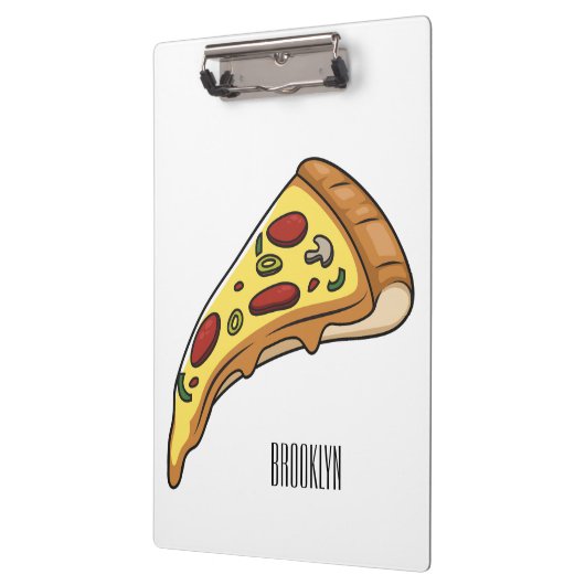 Afbeelding van Pizza cartoon Klembord (Links)