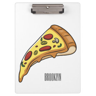 Afbeelding van Pizza cartoon Klembord