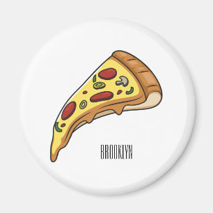 Afbeelding van Pizza cartoon Magneet