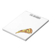 Afbeelding van Pizza cartoon Notitieblok (Linkerzijde)