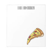 Afbeelding van Pizza cartoon Notitieblok (Voorkant)