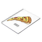 Afbeelding van Pizza cartoon Notitieboek (Linkerzijde)