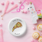 Afbeelding van Pizza cartoon Papieren Kommen (Feest)