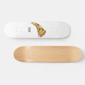 Afbeelding van Pizza cartoon Persoonlijk Skateboard (Horizontaal)