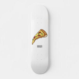 Afbeelding van Pizza cartoon Persoonlijk Skateboard